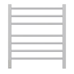 Полотенцесушитель электрический Point PN70756W П7 500x600, диммер слева, белый