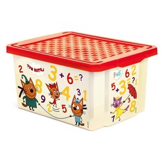 Детский ящик «Обучайка. Считай», 17 литров, Три кота Little Angel