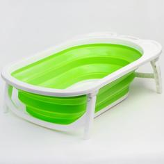 Ванночка детская складная 82 см., , цвет зелёный No Brand
