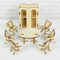 Конструктор «Столовая» набор мебели Теремок