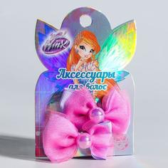 Набор детский: заколки-банты сиреневые, феи ВИНКС, 2 шт Winx