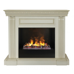 Электрокамин с широким очагом 3D Real-Flame Bogema 26 WT-619G с очагом 3D Cassette 630