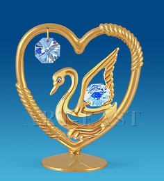 Фигурка Лебедь в сердце Crystal Temptations