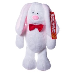 Мягкая игрушка Зоопарк с бантиком «Заяц»