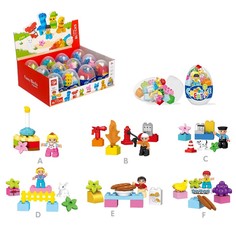 Конструктор в яйце «Городские жители», 6 видов МИКС Kids Home Toys
