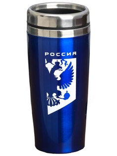 Термокружка Командор Россия 450ml 3806977 No Brand