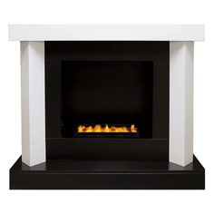 Электрокамин Dimplex Vancouver (белый с черным) с очагом Cassette 400 LNH-INT PS