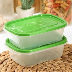 Набор контейнеров пищевых Good & Good, 450 мл, 2 шт, цвет МИКС Good&Good