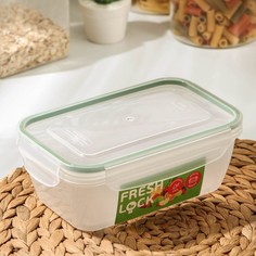 Контейнер пищевой с герметичной крышкой 1 л, цвет МИКС No Brand