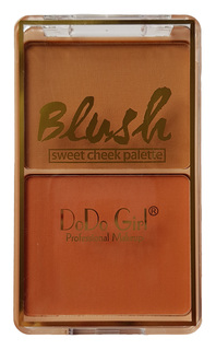 Палетка румян DoDo Girl Blush sweet cheeck palette, 2 цвета, набор 03