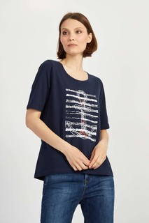 Футболка женская Baon B2322049 синяя S