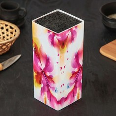 Подставка для ножей с наполнителем «Лилия», 22,5×10 см No Brand