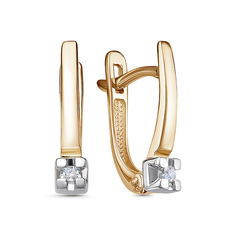 Серьги из золота с бриллиантом С1476-120 Империал Imperial