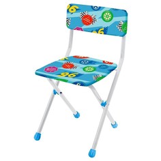 Стул складной детский, мягкий, моющийся, 3 – 7 лет, цвета МИКС Nika