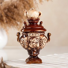 Сахарница Самовар, керамика, 17 см, 280 мл