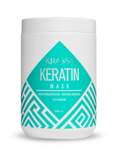 Маска для волос KRASSA с кератином "Keratin", 1000 мл