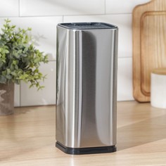 Подставка для ножей и ножниц «Металлик», 10×10×23 см No Brand