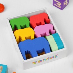 Логический набор «Строим. Слоны» 12 деталей Томик