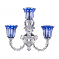 Бра Florence 7109B16/2+1/210 NW P2 U Clear-Blue/H-1H Bohemia