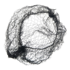 Сеточка для пучка Dewal черная, 2 шт