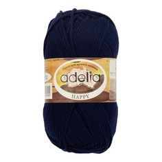 Вязание Пряжа ADELIA HAPPY 10 шт. в упак. цвет т.синий HAPPY-12, 128 м от