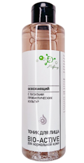 Тоник для лица МИКРОЛИЗ Bio-Active Освежающий для нормальной кожи, 200 мл бутылка