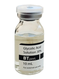Гликолевый пилинг 30% Glycolic Acid BTpeel 10 мл
