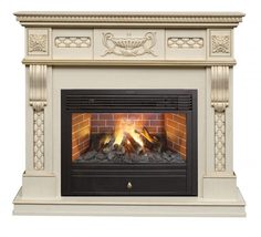 Электрокамин Real Flame Corsica Lux 26 WT с очагом 3D Novara 26