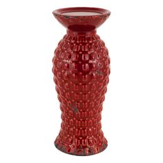 Подсвечник декоративный Калабрия красная Decor-of-today DS0282