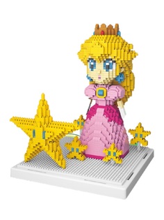Конструктор Wisehawk Принцесса Пич 1484 дет. № 2508 Princess Peach Gift Series