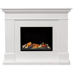 Электрокамин Dimplex California (белый) с очагом Cassette 600 LNH-INT (с дровами)