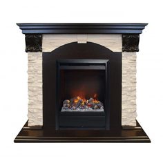 Электрокамин Real Flame Dublin LUX STD/EUG/24 AO с очагом 3D Olympic