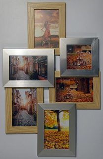 Фоторамка настенная Екси-еос деревянная . No Brand