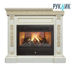 Электрокамин Real Flame Ekaterina 26 WT с очагом 3D Novara 26