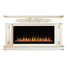 Электрокамин Real Flame Prince WT 50 (линейный) с очагом Saphir 50