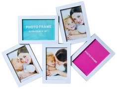 Настенный коллаж-фоторамка Оя белый. No Brand