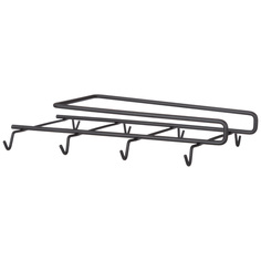 КРЮЧКИ ДЛЯ ЧАШЕК НА ПОЛКУ 25*17,5*5 СМ ЦВЕТ: ЧЕРНЫЙ ME Lefard