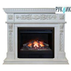 Электрокамин Real Flame Estella 26 WT с очагом 3D Helios 26