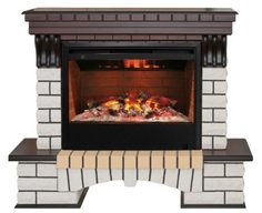 Электрокамин Real Flame Country 26 AO с очагом 3D Helios 26