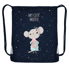 Мешок для обуви BrunoVisconti Синий Forest Dream.Мышонок 35х45 См