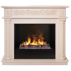 Электрокамин Real Flame Attica 25,5/26 WT с очагом 3D Cassette 630