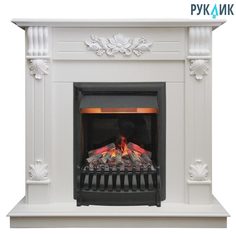Электрокамин Real Flame Ottawa WT c очагом 3D Oregan