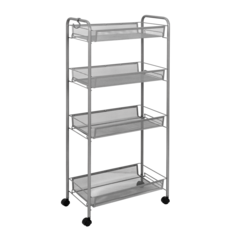 Этажерка напольная ЗМИ Ладья 24К Серый МЕБЕЛЬТОРГ