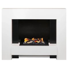 Электрокамин Dimplex Tokyo (белый) с очагом Cassette 400 LNH-INT (с дровами)