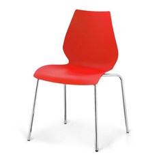Стул пластиковый Афина Polly SHF-01 Red Afina