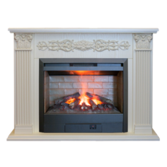 Электрокамин RealFlame Milton 25,5/26 WT с очагом 3D Helios 26