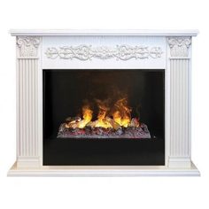 Электрокамин RealFlame Milton 25,5/26 WT с очагом 3D Cassette 630