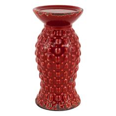 Подсвечник декоративный Калабрия красная Decor-of-today DS0283