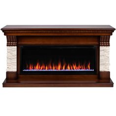 Электрокамин Real Flame Michigan AO 50 (линейный) с очагом Saphir 50