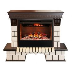 Электрокамин Real Flame Stone 26 AO с очагом 3D Helios 26